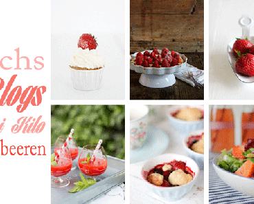 sechs Blogs, drei Kilo Erdbeeren