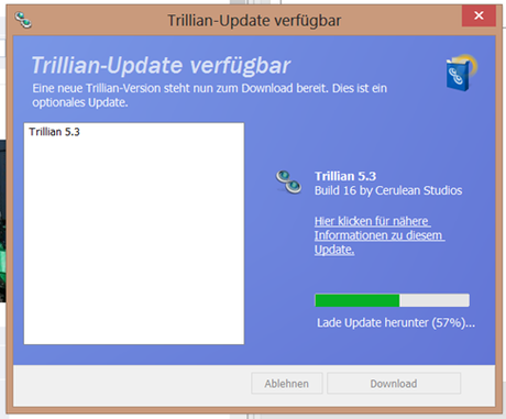 Trillian: Update fixt Twitter Fehler