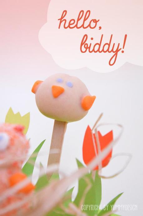 Easter Biddy Cake-Pops