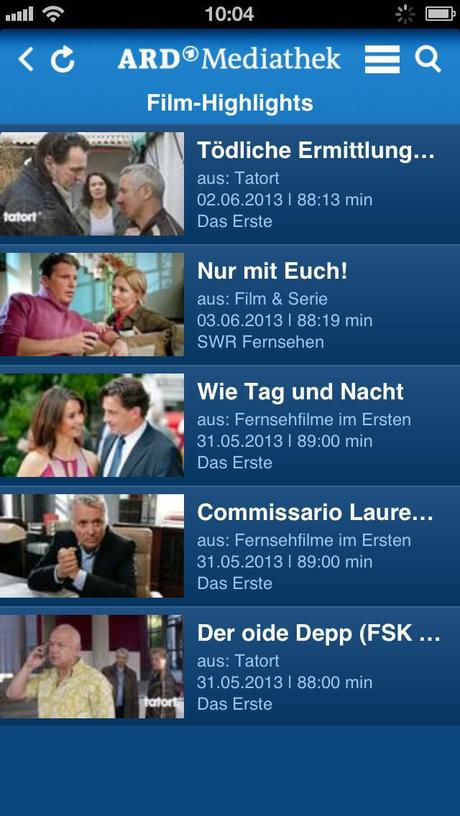 ARD Mediathek – Filme, Reportagen, Dokumentationen und Nachrichten in Bild und Ton rund um die Uhr
