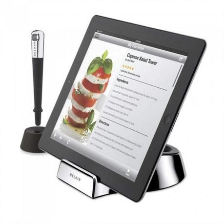 Belkin Küchenstandfuß für Tablet mit Stylus Pen