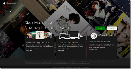 Xbox Music: Webversion online verfügbar