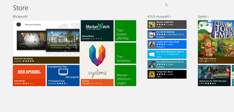 Windows Store: In Deutschland schon über 50.000 Apps gelistet
