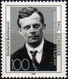 Briefmarke Paul Schneider