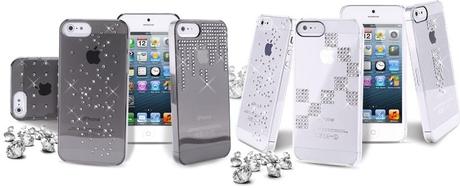 Puro iPhone 5 Handyhüllen mit Swarovski Kristallen