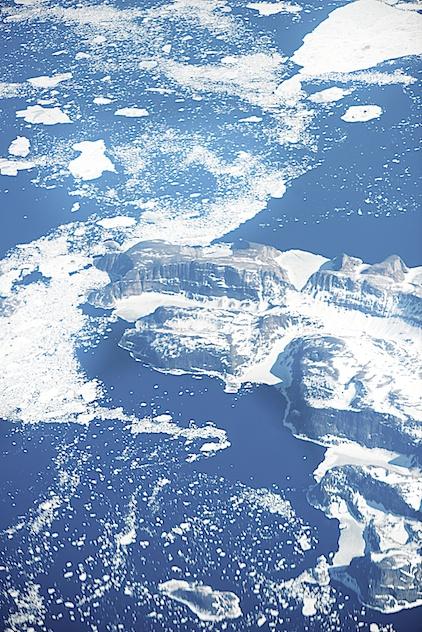 Greenland from above, Grönland von oben