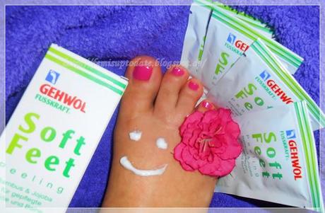 GEHWOL Fusskraft Soft Feet Peeling mit Bambus & Jojoba - Soft Feet Creme Milch & Honig