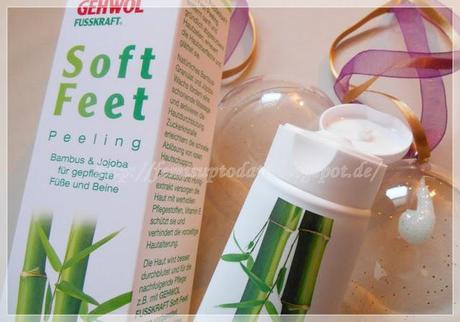 GEHWOL Fusskraft Soft Feet Peeling mit Bambus & Jojoba - Soft Feet Creme Milch & Honig