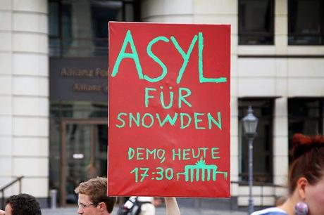 Demo für Edward Snowden (Fotos)