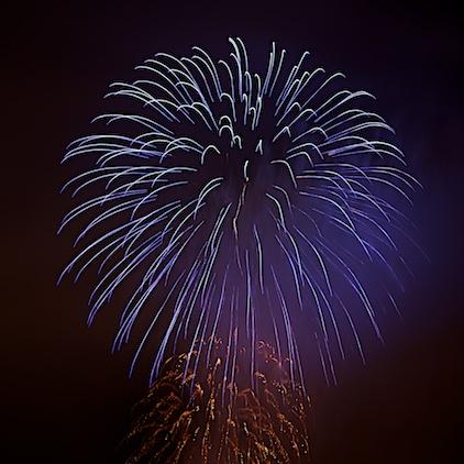 Independence day fireworks, Feuerwerk zum Independence Day