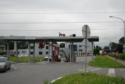 Abbau der Verkaufsautomaten für Tagesvignetten in Hohenems