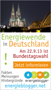 Energiewende-Energieblogger zur Bundestagswahl