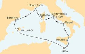 Tui-Cruises: Angebot der Woche - Oktober Mittelmeer Spezial