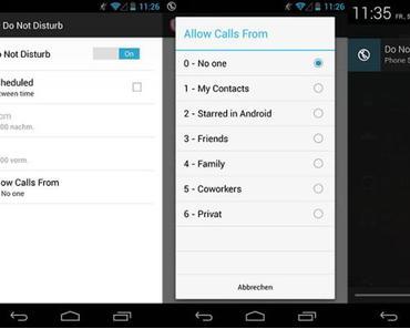 Do Not Disturb – Benachrichtigungen unter Android deaktivieren