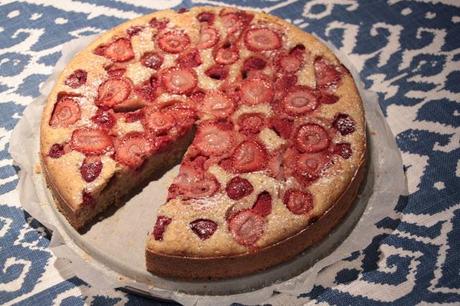 Gâteau aux fraises et fromboises