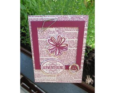 Auf meinem Stempeltisch........