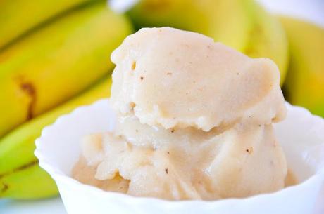 Cremiges Bananen-Soft-Eis laktosefrei & fructosearm