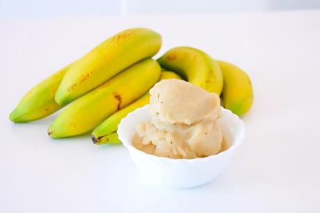 Cremiges Bananen-Soft-Eis laktosefrei & fructosearm