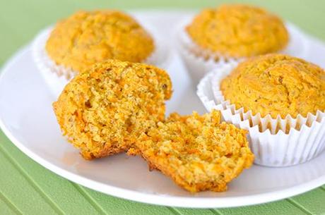 Karotten-Muffins glutenfrei eifrei vegan fructosearm