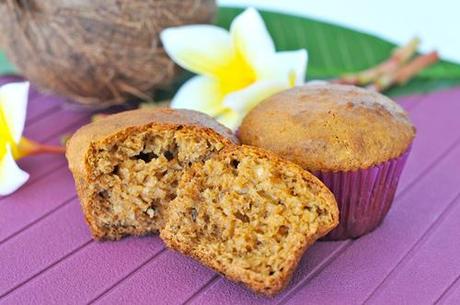 Mini-Kokos-Kuchen oder Kokos-Muffins glutenfrei eifrei fructosearm