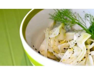 Fenchelsalat mit Basilikum fructosearm