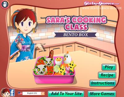 Fun: Sara's Cooking Class- Bentobox - Flash Game
