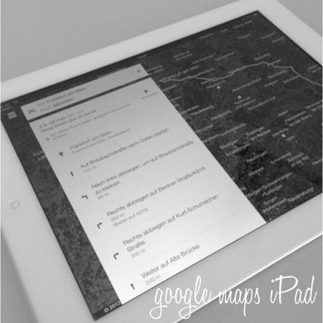google maps ipad naviagtion Google Maps 2.0   Navigation für das iPad