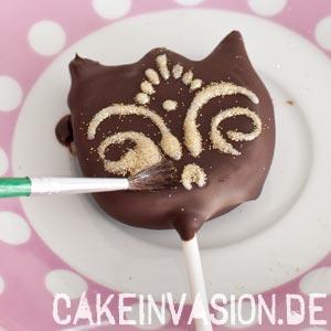 Katzen-Masken-Cakepop