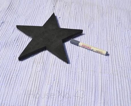 DIY Stern Teppich - DIY star carpet