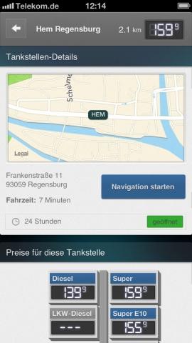 TankenApp von T-Online.de – Der rundum gelungene und kostenlose Benzinpreisvergleich