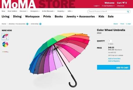 MoMA Color Wheel Umbrella
