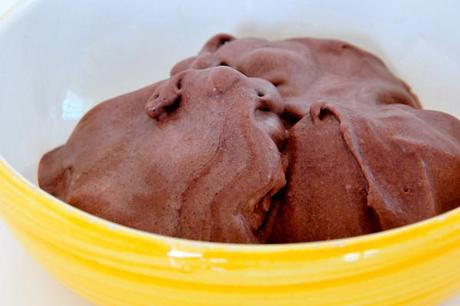Schokoladen-Eis mit Kokosmilch vegan & fructosearm
