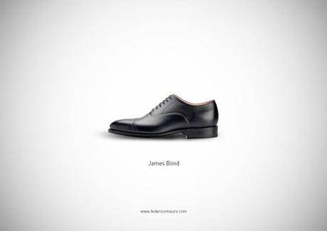 Illustrationen berühmter Schuhe von Federico Mauro
