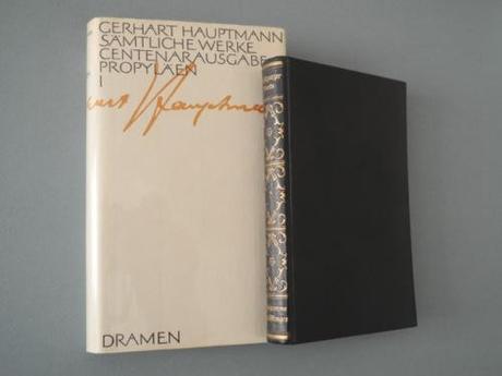 Band 1 der Centenarausgabe der Werke Hauptmanns, Band 2 der Grillparzer-Ausgabe.