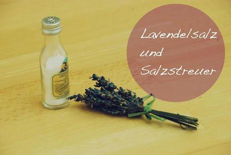 ❊DIY❊ Lavendelsalz und Salzstreuer