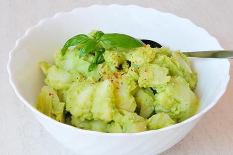 Cremiger Kartoffelsalat mit Avocado fructosearm & vegan