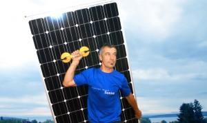 Installation einer Photovoltaikanlage, Foto: BSW-Solar