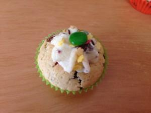 Yogurette Cupcakes mit einem leckerem Sahne-Creme Topping