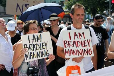 I Am Bradley Manning (bei der Demo am 27.07.2013 in Berlin)