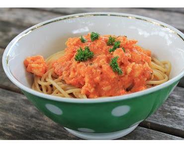 Spaghetti mit meiner Lieblings-Garnelensoße