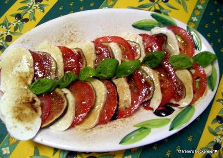 Tomaten-Feigen-Mozzarella-Salat
