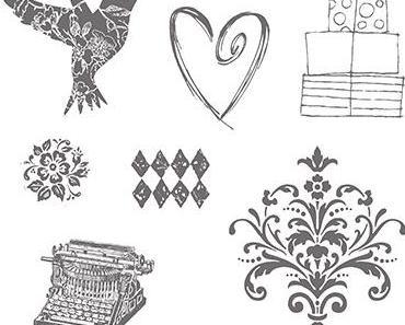 August Angebot und Best of Stempelset