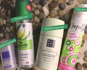 Deodorant oder Antitranspirant?