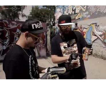 MC Fitti zeigt seine Graffiti Skills bei ARTE
