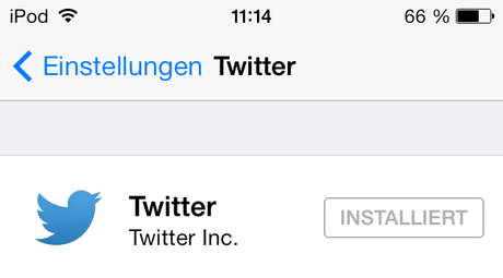iOS 7 Beta 5 Twitter Icon