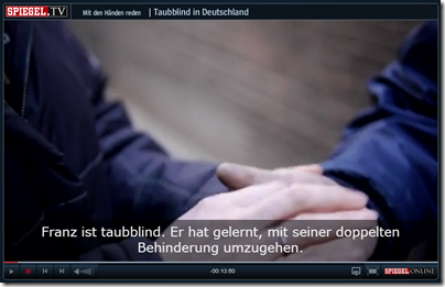 Video: Taubblindheit in Deutschland – Mit den Händen reden