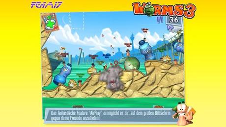 Spieledonnerstag: “Worms 3″ von Team17 kriecht in den App Store