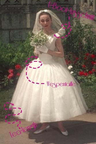 Audrey Hepburn Funny Face Wedding Dress