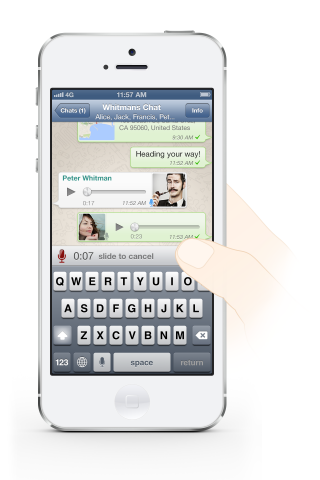 Beliebter Messenger “WhatsApp” jetzt mit “Push To Talk” Funktion