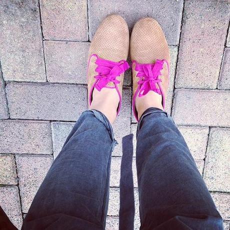 Ich liebe meine neuen Schnürschuhe von Deichmann  #shoes #pink #deichmann #jumpsuit #sale #bow #shopping #blog #blogger #outfit #fashion #fashionblogger #fashionblogger_de #fromwhereistand #new #newin #girl #brunette #legs #like #follow #ig #iphoneonly